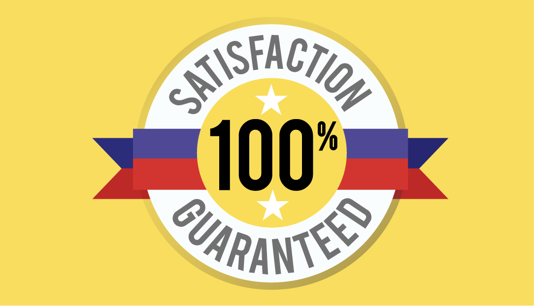 We provide 100% satisfaction